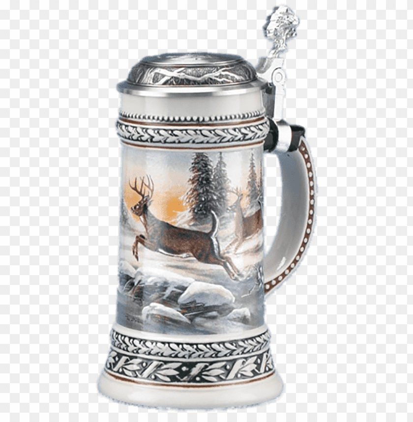Transparent Background PNG of beer mug winter theme - Image ID 112