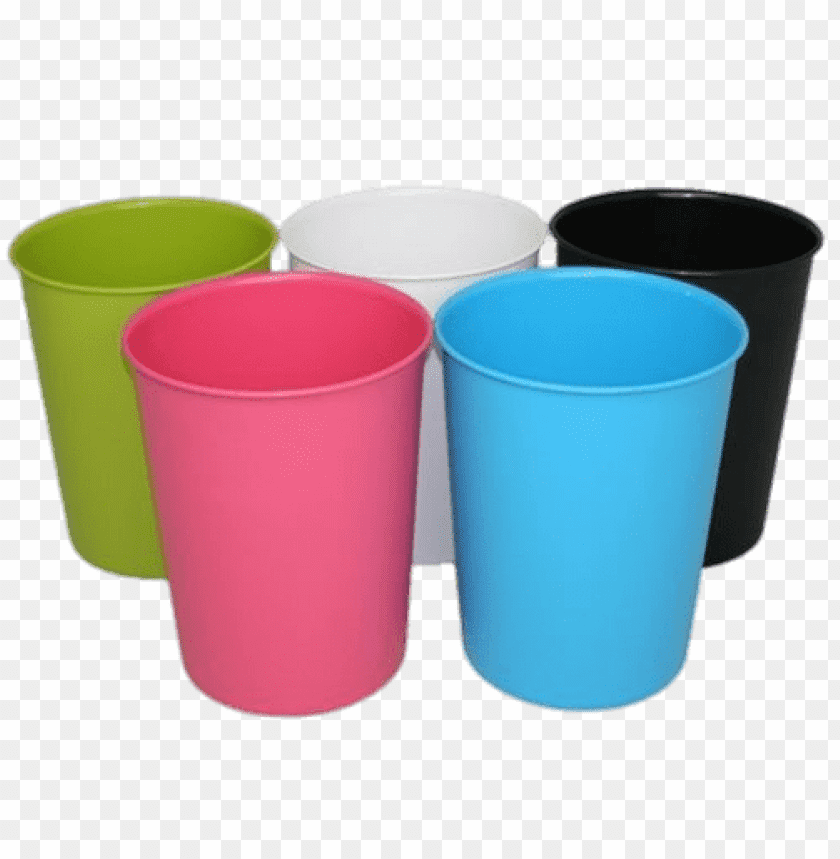 Transparent Background PNG of bin plastic colour set - Image ID 136