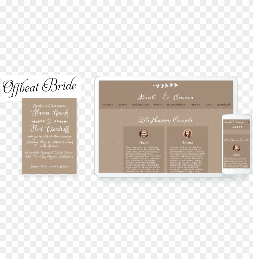 wedding invitations website PNG transparent with Clear Background ID 89375